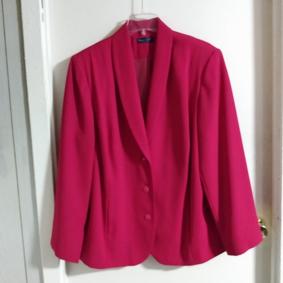 Ladies Karen Scott Red Suit Skirt With Lining Sz 22 W Make An Offer - Picture 9 of 12